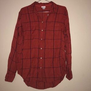 Burnt Orange Large Flannel